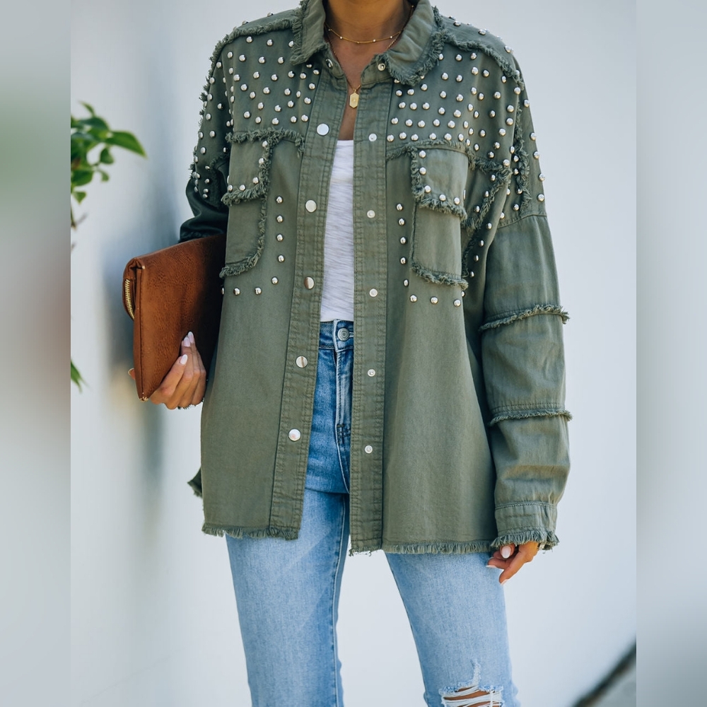 Demu Studded Jacket - Picture 2 of 13